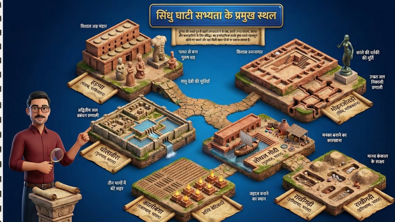 सिंधु घाटी सभ्यता का रहस्य, Indus Valley Civilization Complete History, हड़प्पा से मोहनजोदड़ो तक