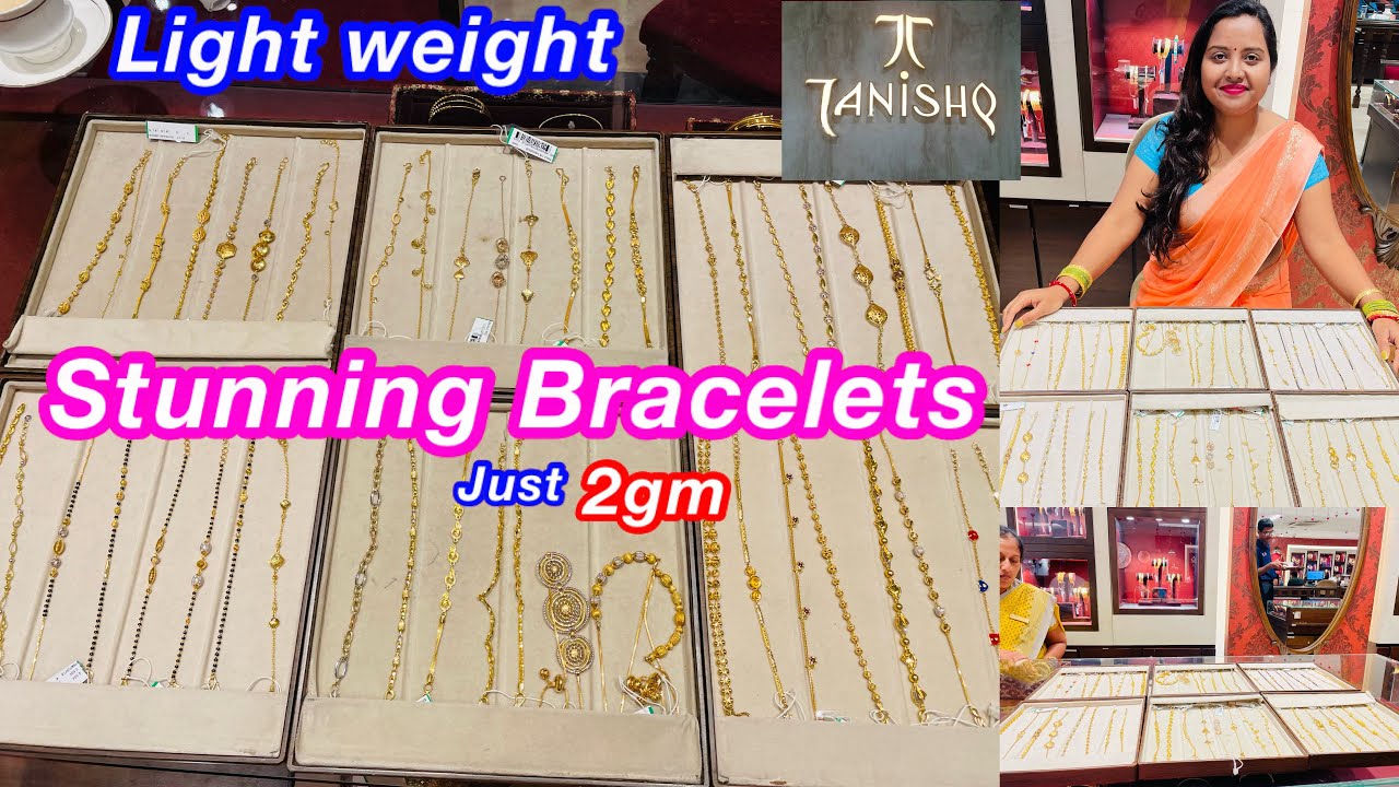 Just 2gm stunning Bracelets | Tanishq latest light wt gold bracelet Collections |Bracelet |Swati nag