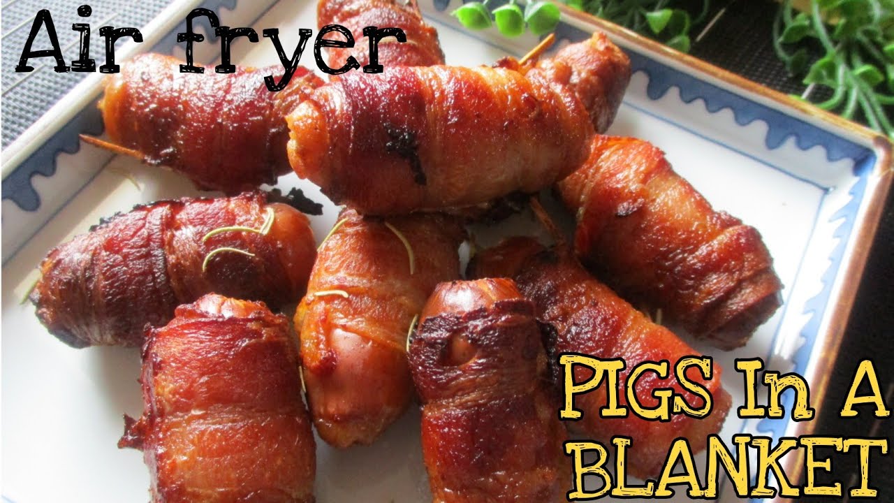 EASY HOMEMADE PIGS IN A BLANKET in Air fryer Recipe /jazz cooking hour