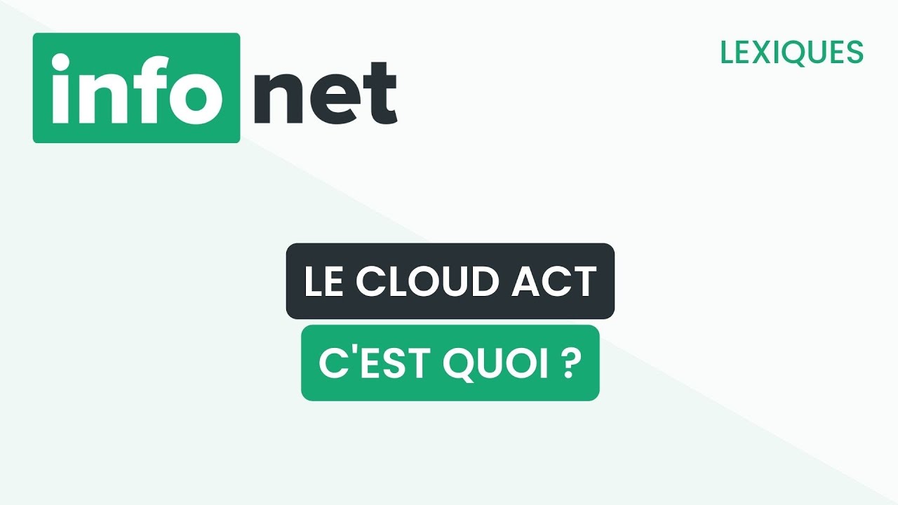 Le Cloud Act, c'est quoi ? (définition, aide, lexique, tuto, explication)