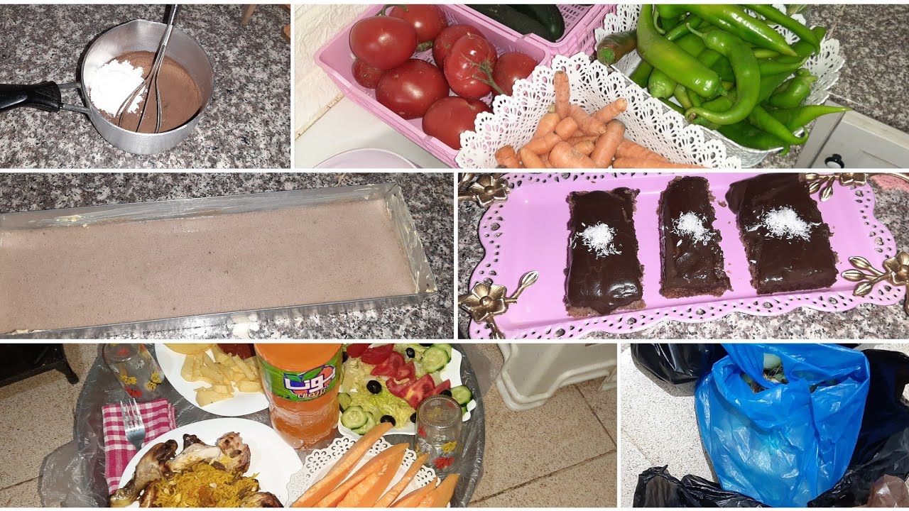 شريت واحد لحاجة تهبل 🤔لفصل الصيف كنت نخمم واش نطيب جاني لعشاء من برا 😍قضيان 🍅تنظيم🥔🥕كيكة 🍞