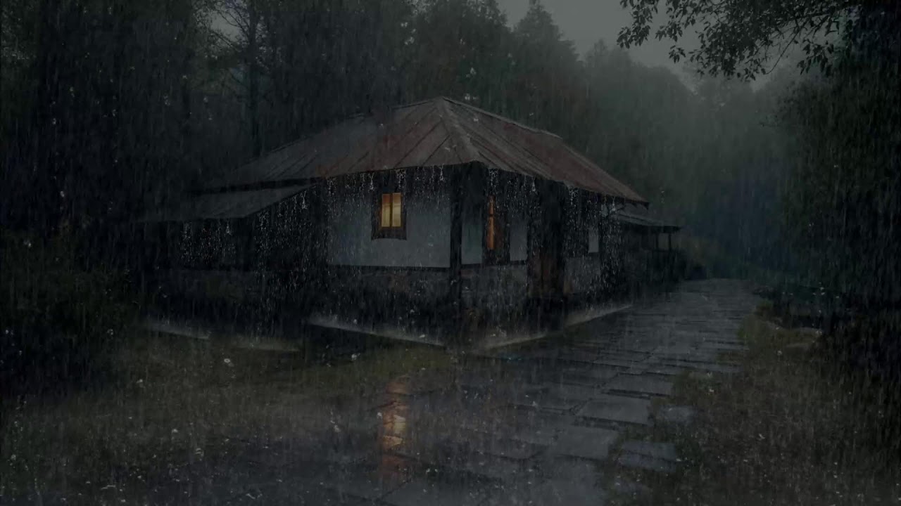Apaise ton âme 🌧️ Sons de pluie sur toit en étain pour calme intérieur et sérénité