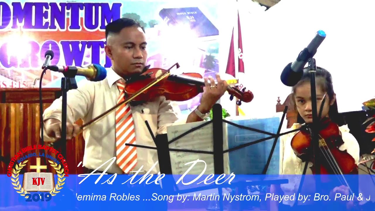 AS THE DEER VIOLIN DUET MUSIC | Baptist String Music