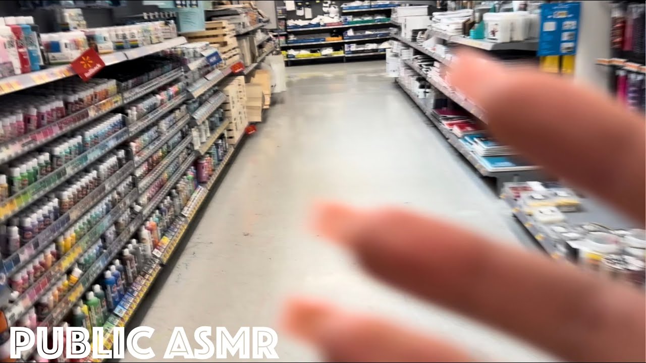 ASMR In Public: Camera Tapping, Scratching, etc. 🛒