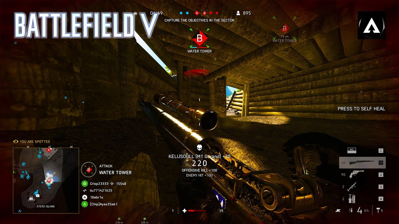 Battlefield 5: Attacking Pacific Storm Gameplay (No Commentary)