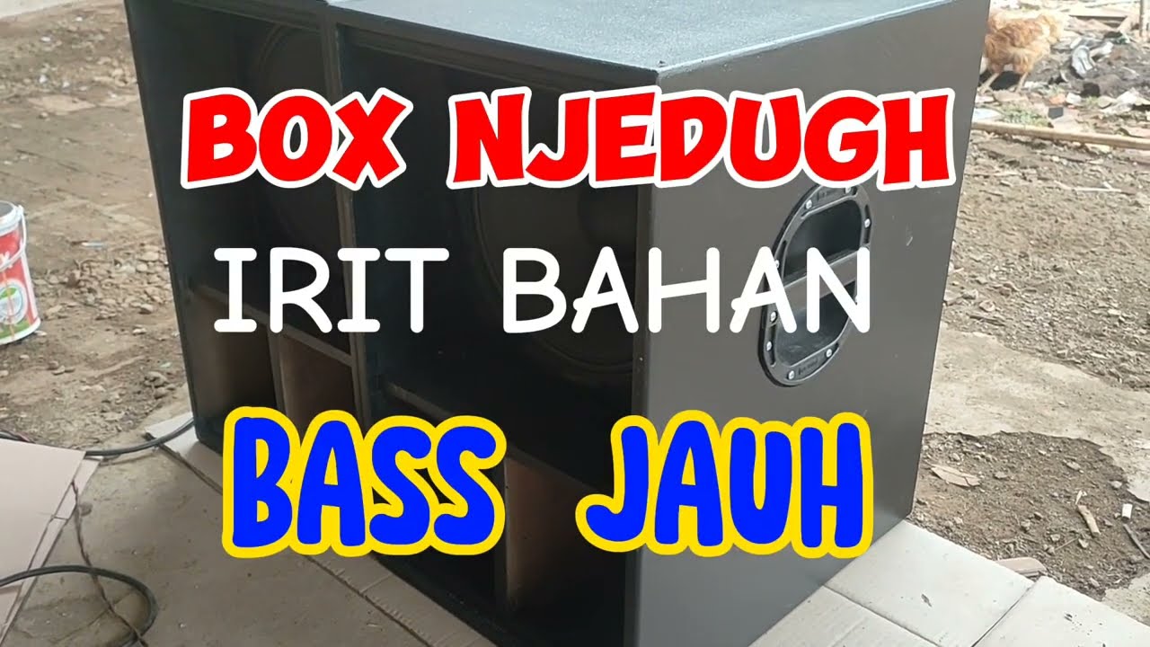 BOX CBS 12 INCH  IRIT BAHAN BASS JAUH
