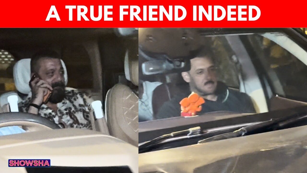 Sanjay Dutt Rushes To Lilavati Hospital Amid News Of Salim Khan's Hospitalisation I WATCH