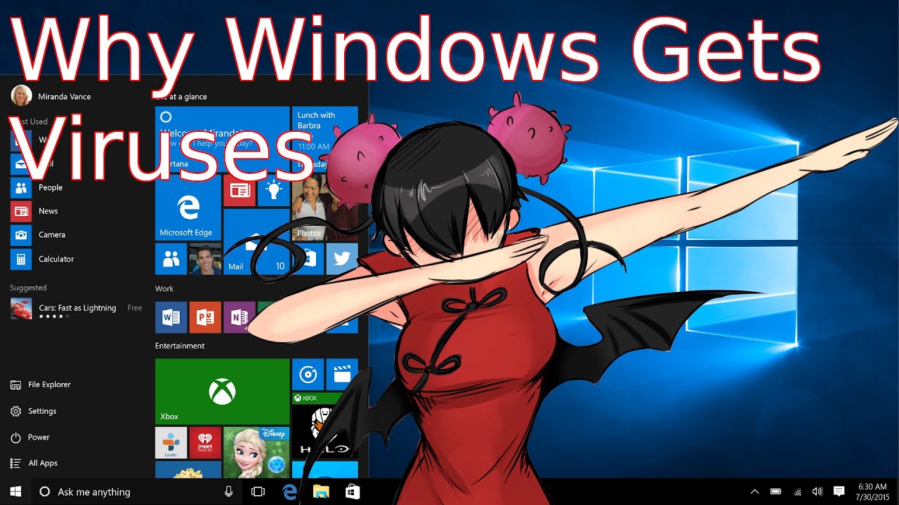 Why Windows Gets Viruses So Often