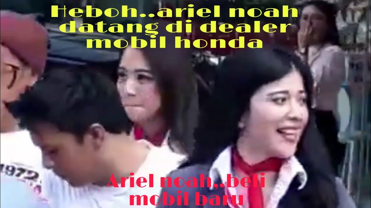 Heboh..ariel noah datang di dealer mobil honda