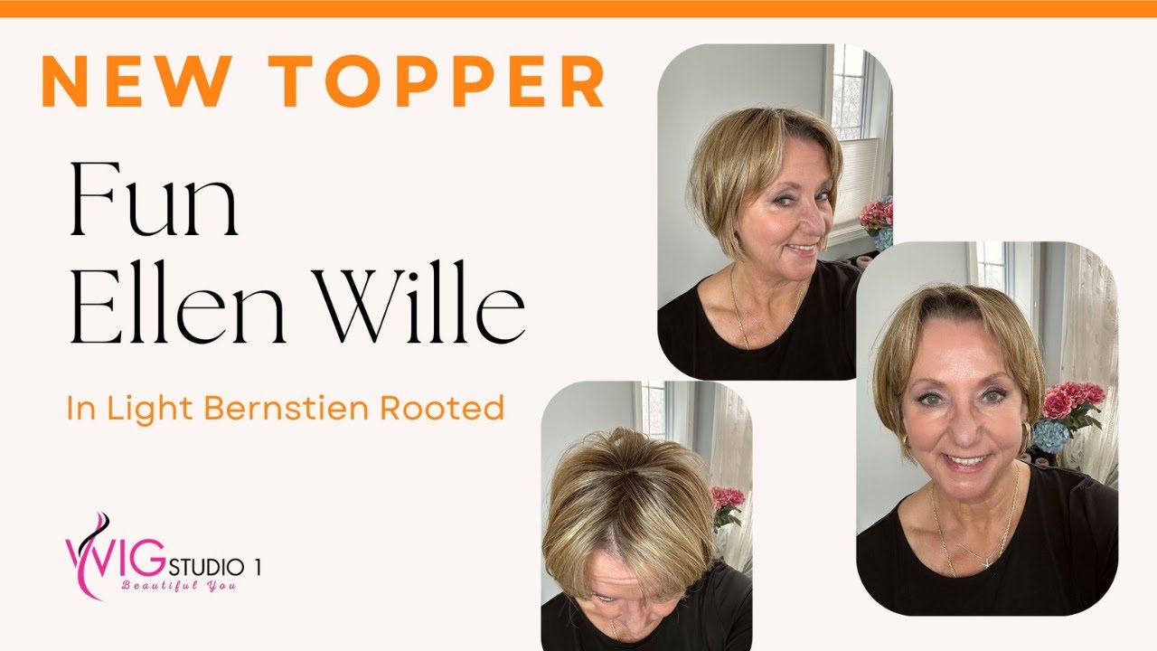 ELLEN WILLE | FUN Topper Review | Light Bernstein Rooted | Fun easy to wear topper!