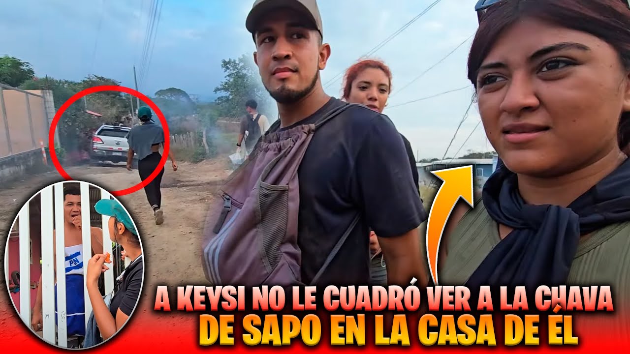 Keysi no aguanto los celos ver esto en la casa de Sapo. Miren como encontramos a don Sapo