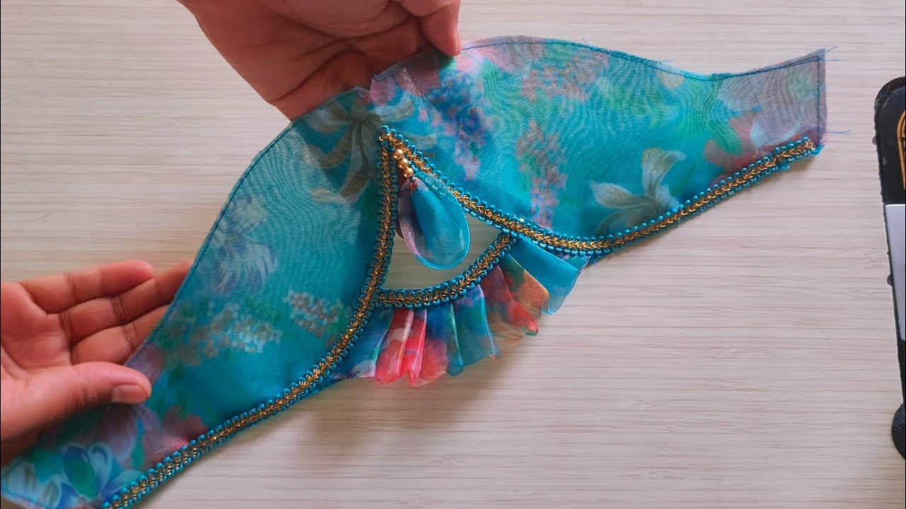 Beautiful model frill sleeve design | Simple and easy method of stitching