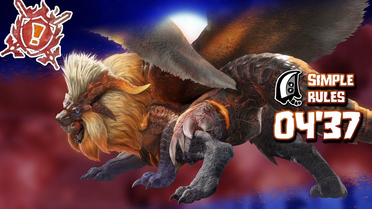 MHR Sunbreak : Special Investigation - Risen Teostra | Great Sword Solo - Simple Rules [04'37