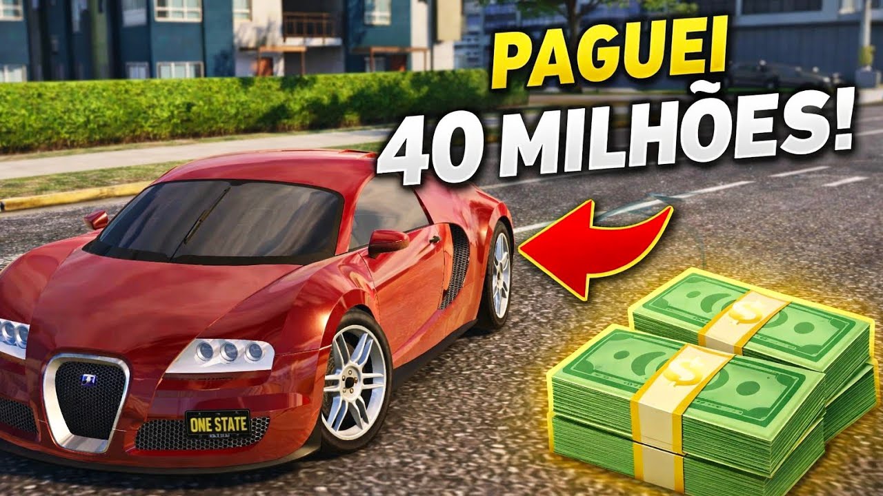 COMPREI UMA BUGATTI VEYRON DE 40 MILHÕES NO ONE STATE RP! 😱🔥