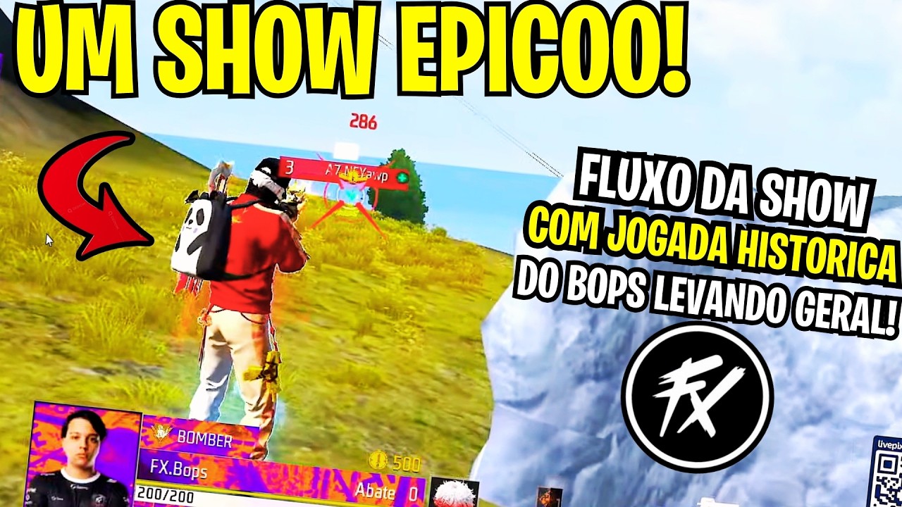EPICOO! BOPS FAZ JOGADA DO ANO EM UM SHOW DO FLUXO!