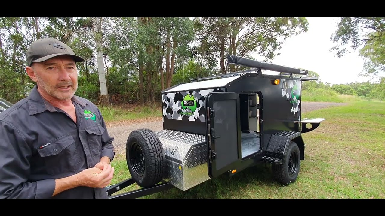 Go Adventure  Dual Entry Teardrop- Squaredrop Style Camper Trailer 580kg