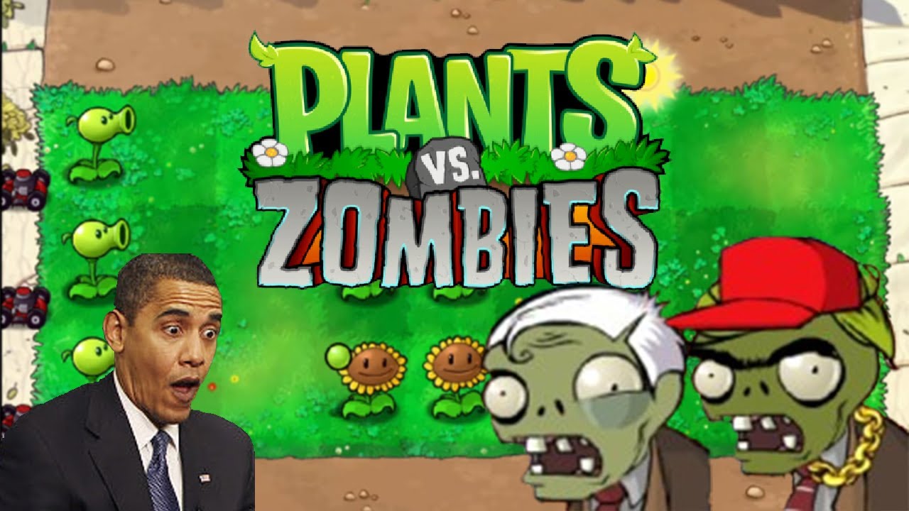Presidents Play Plant Versus Zombies