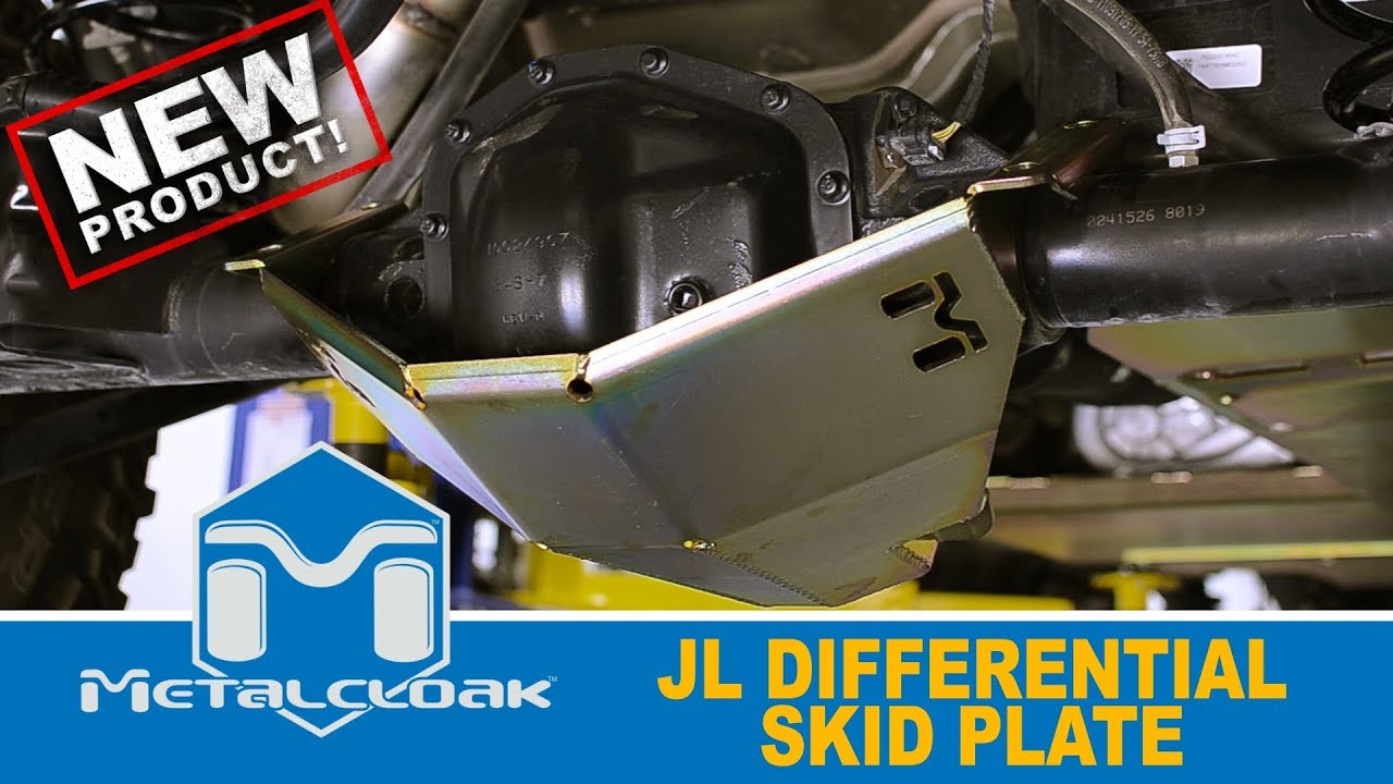 MetalCloak JL Wrangler M220 Rear Differential Skid Plate Promo Video
