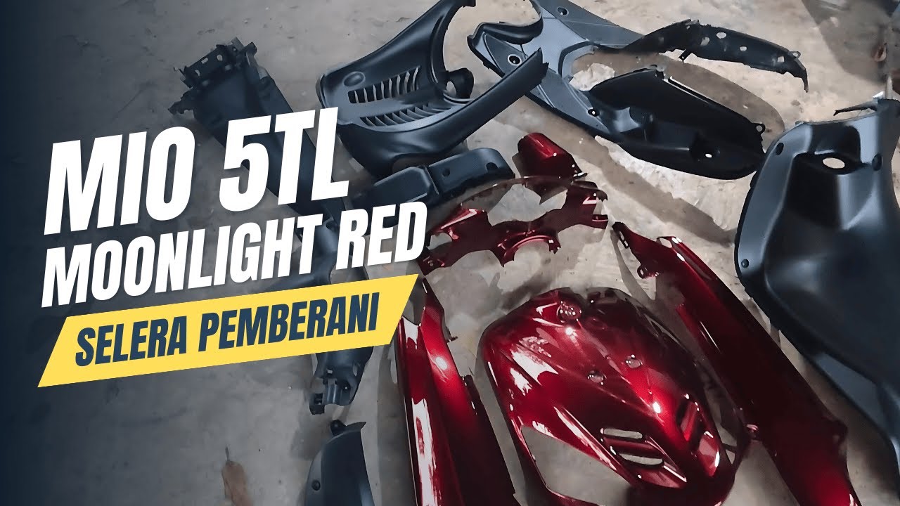 Repaint Mio Sporty 5TL Moonlight Red - CEPOxBBG21