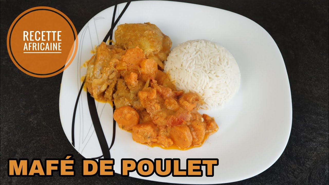 COMMENT FAIRE UN MAF&Eacute; DE POULET recette africaine Prez k facile