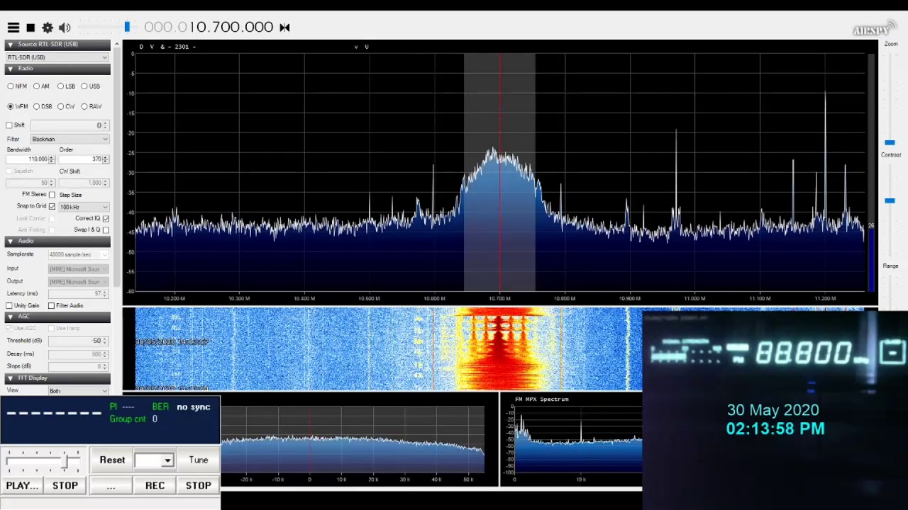FM DX Ionoscatter: LBY | Al-Shababiyah Radio | Tarabulus/Al Dahra (tbl) | 1706km in Voluntari