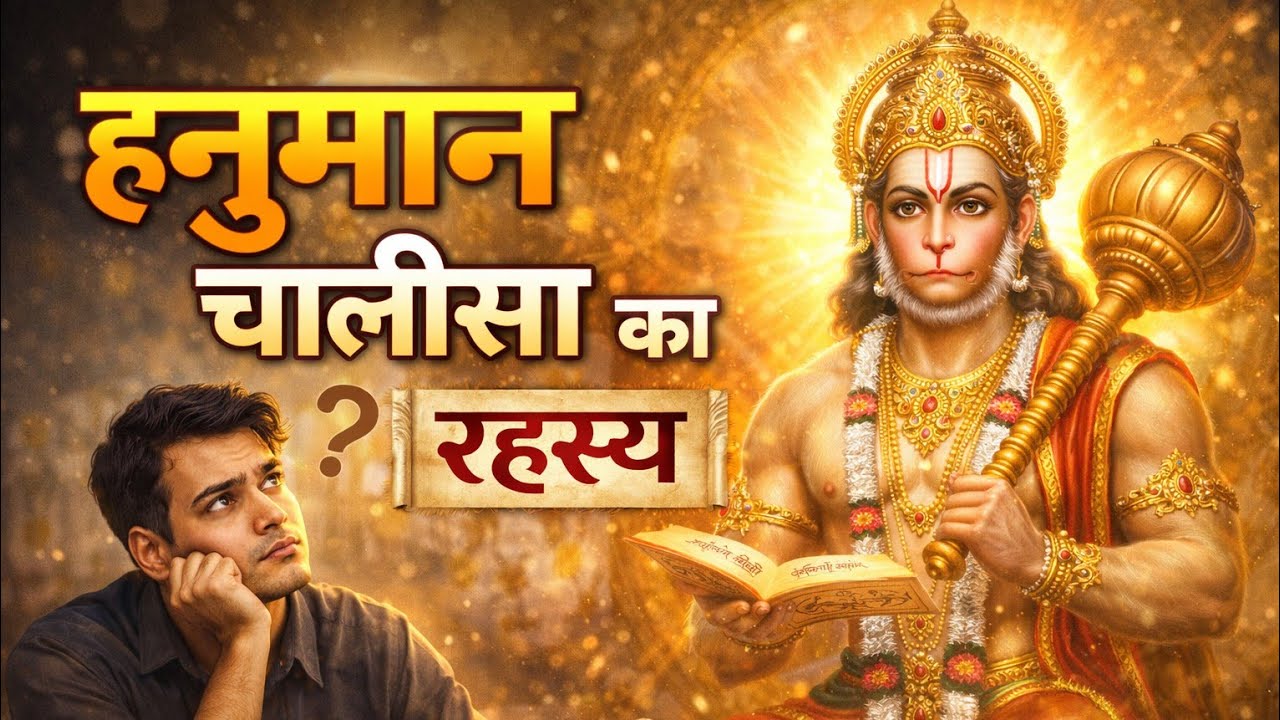 हनुमान चालीसा का अद्भुत रहस्य # क्या आप जानते है? #40 चौपाई नहीं एक मंत्र है #जय श्री राम🚩🐒🪔🛕🙏👍