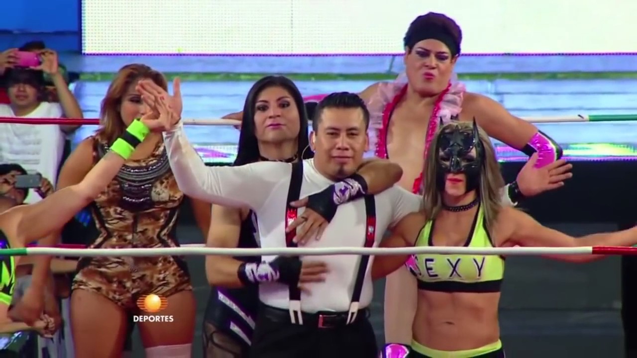 AAA Sin L&iacute;mite Ecatepec Faby Apache, Jennifer Blacke & Pimpinela Vs Taya, Sexy Star & Mamb