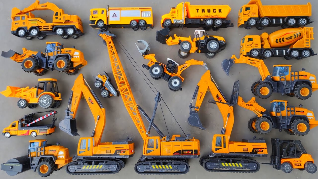 Forklift, Excavator, Bulldozer, Loader, Slender, Crane, Damkar, Dump Truck, Mobil Molen, Mobil Beko
