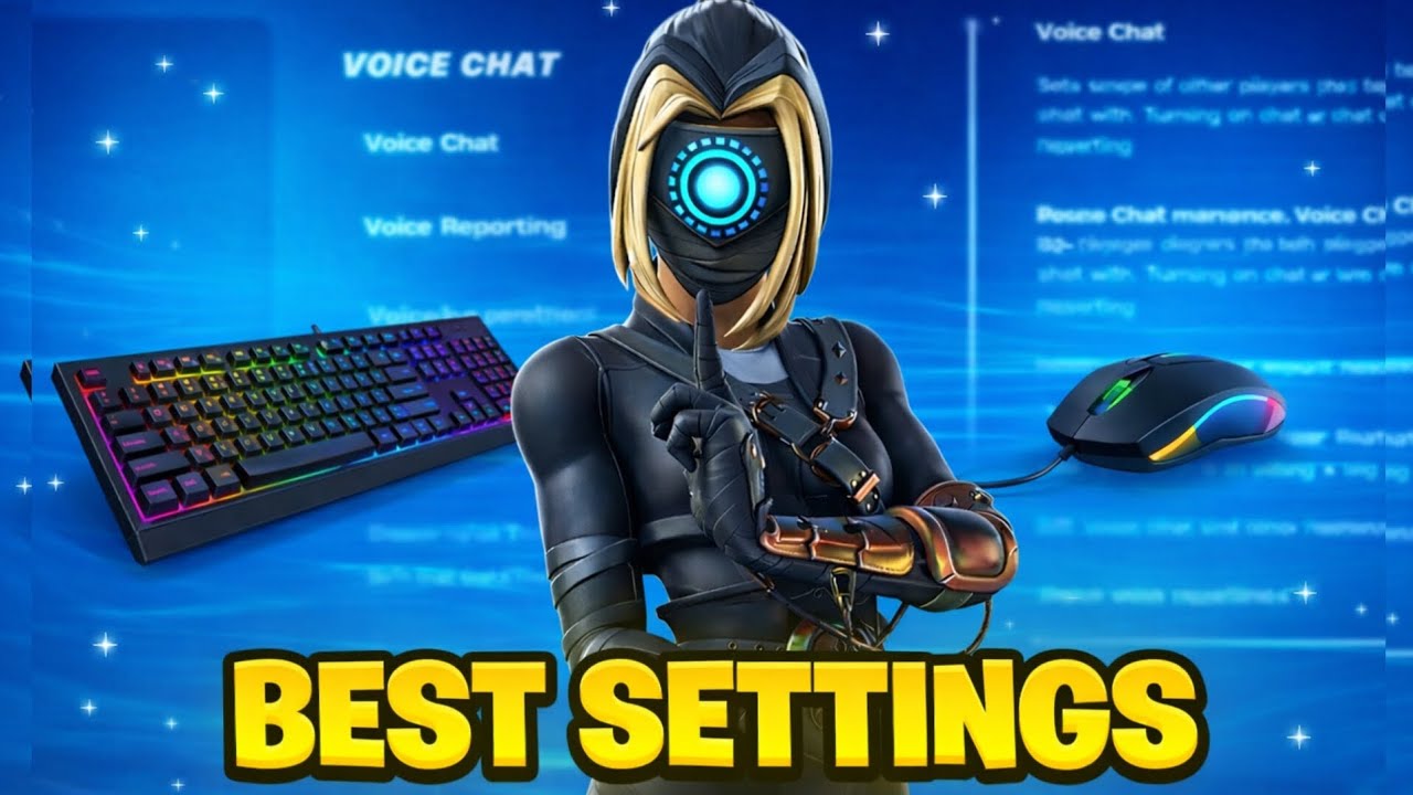 NEW BEST Keyboard Settings + CRAZY Mechanics Tutorial (Fortnite Settings Explained)