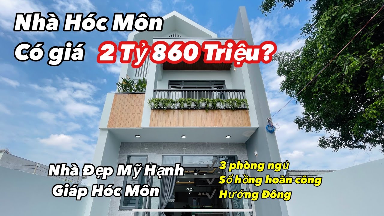 Nhà Hóc Môn 5x22 Có Giá 2 Tỷ 860 Triệu? Nhà Đẹp Mỹ Hạnh Gần Cầu Lớn Hóc Môn
