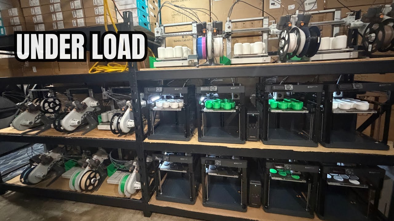 Day 18: UNDER LOAD - Stress Testing the 3D Print Farm