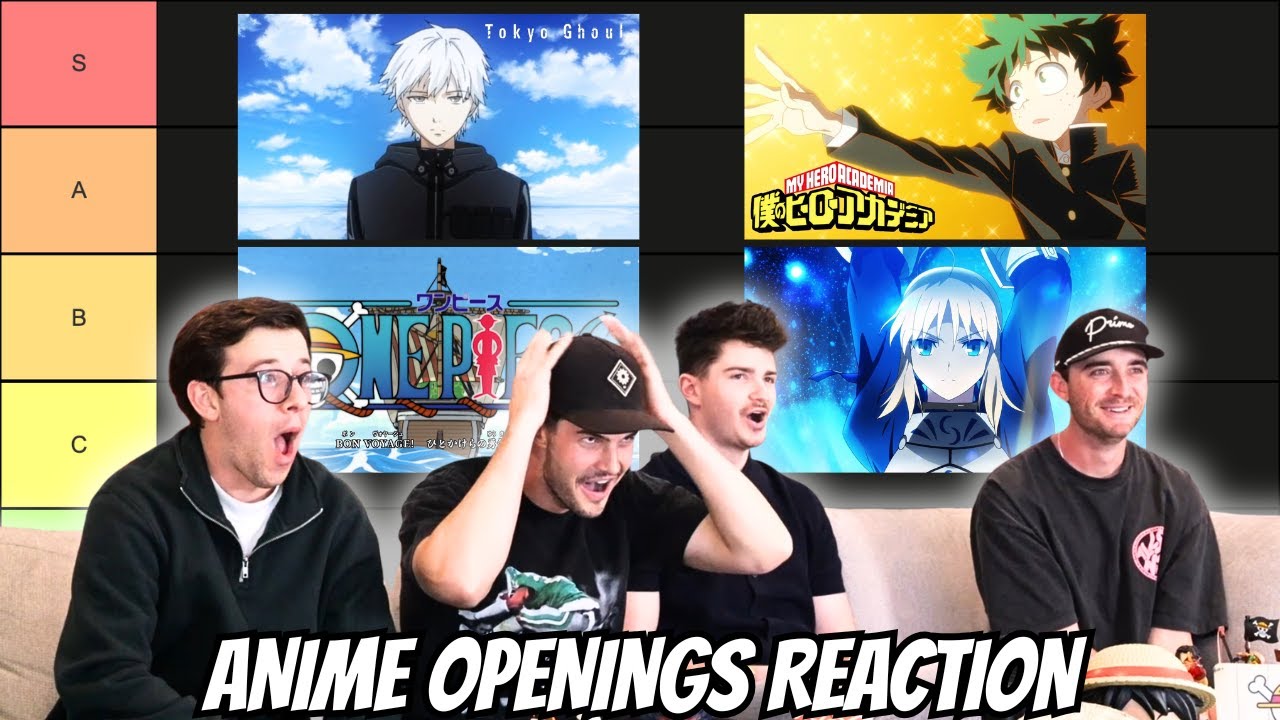 Anime HATERS Watch/Rank Anime Openings | FIRST TIME REACTION