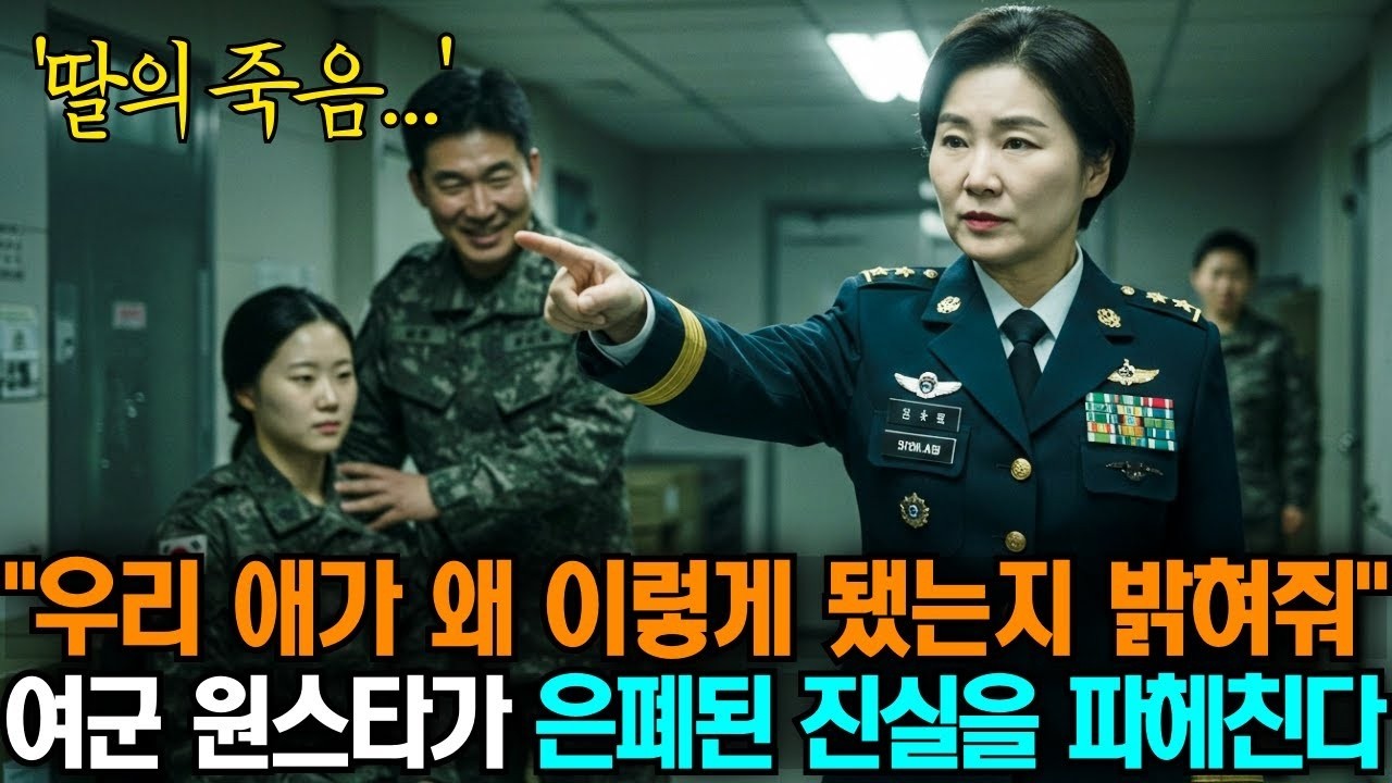 '딸의 죽음, 우리 애가 왜 이렇게 됐는지 밝혀줘!' 여군 최초 원스타가 은폐된 진실을 모두 파헤쳤다