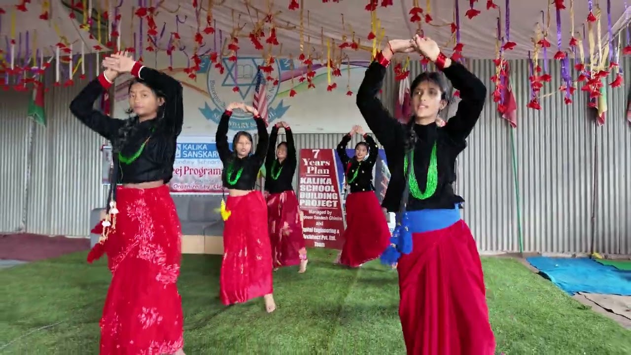 Dance Performance – Team 20 | Kalika Sanskarkulam School | Haritalika Teej 2082