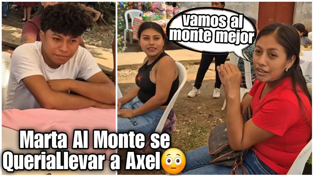 Marta anda en busca desu Colageno/enfrente de melisa le dijo a axel que al hotel no mejor enel monte