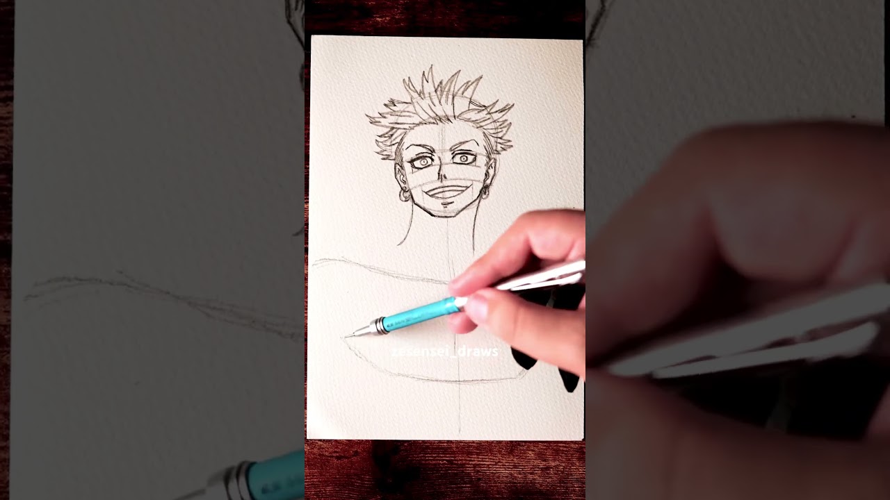Draw Enjin #gachiakuta Step by Step