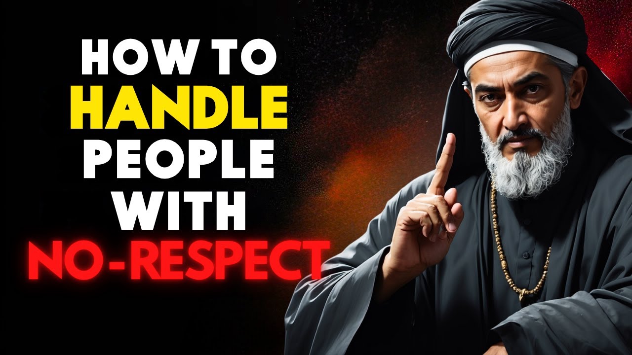 7 Ways to Handle People Who Don't Respect You | ISLAM