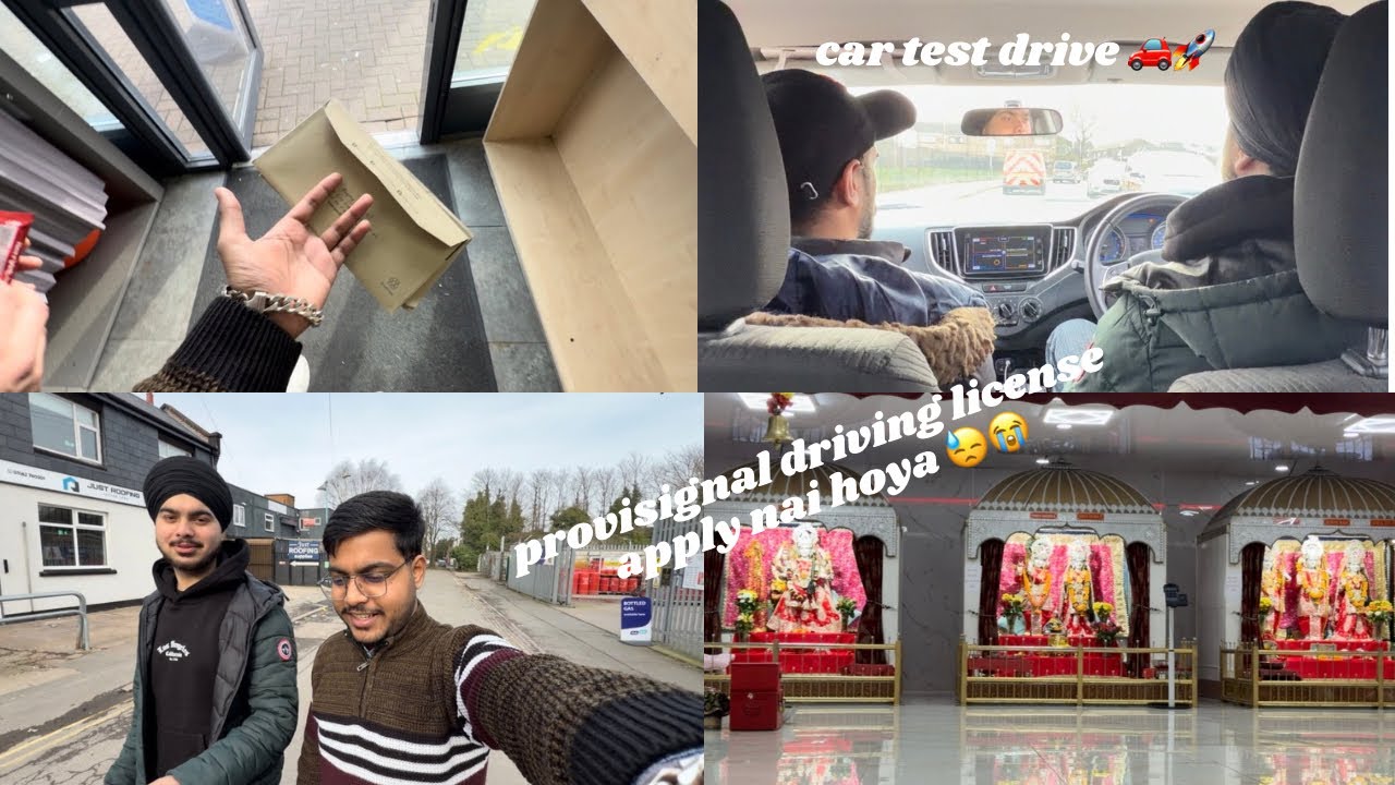 Provisinal driving apply nai hoya 😭| car test drive|maynk_vlog
