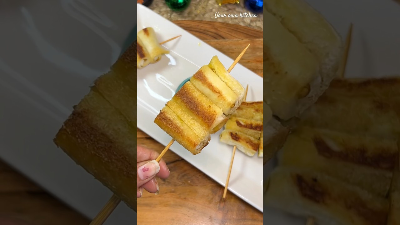 Zero Oil Bread Snacks😋#snacks #easyrecipe #breadrecipe #instantrecipe #shorts #trending