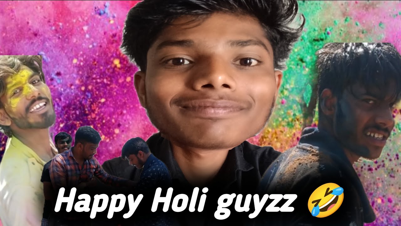 Happy holi guyzz 🤣🤣😁😁.#thevlogs #minivlog 