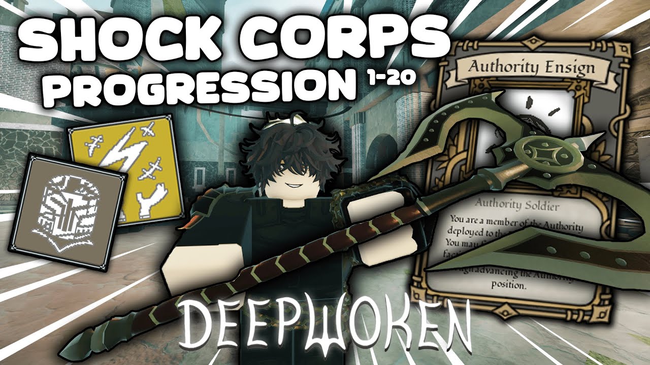 SHOCK CORPS PROGRESSION... (1-20) | Deepwoken