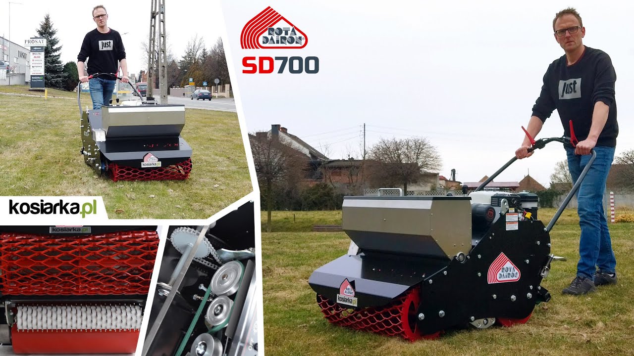 Precyzyjny i Wydajny Siewnik Spalinowy z Napędem ROTADAIRON SD700