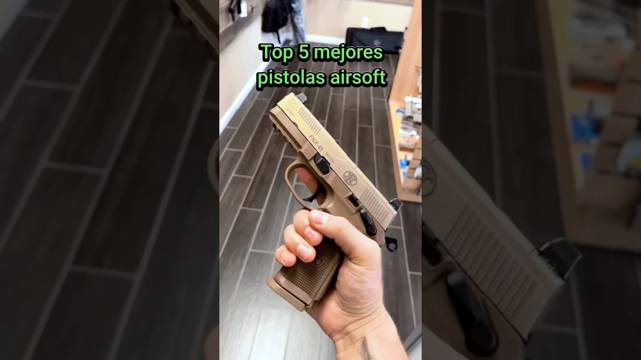 🔫 TOP 5 MEJORES PISTOLAS DE AIRSOFT | FNX-45 Tokyo Marui 🔥