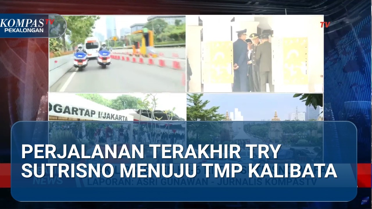 Suasana Haru di Kalibata: Iring-iringan Jenazah Try Sutrisno Memasuki Area Makam