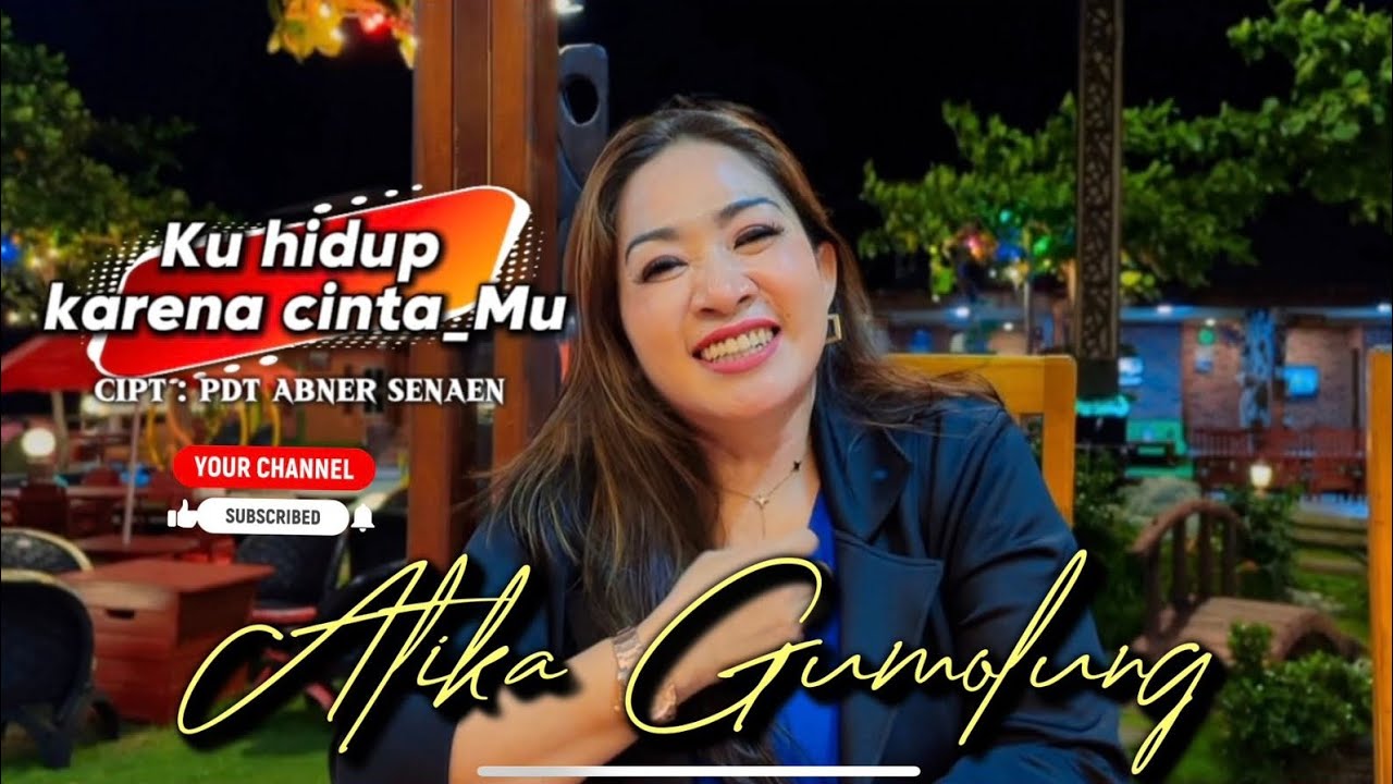KU HIDUP KARENA CINTA_MU cipt : Pdt Abner Senaen. voc : Atika gumolung. Lagu Rohani terbaru 
