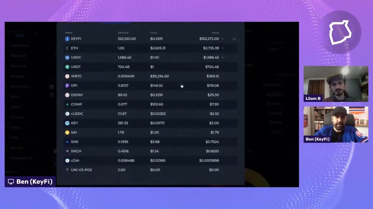 KeyFi Pro Multi-Wallet Multi-Chain Portfolio Tracking