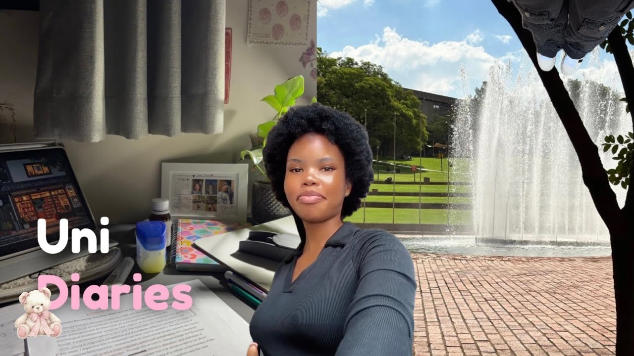 Introvert diaries: busy week at uni, exam week, study vlog, cleaning| university of johannesburg💻