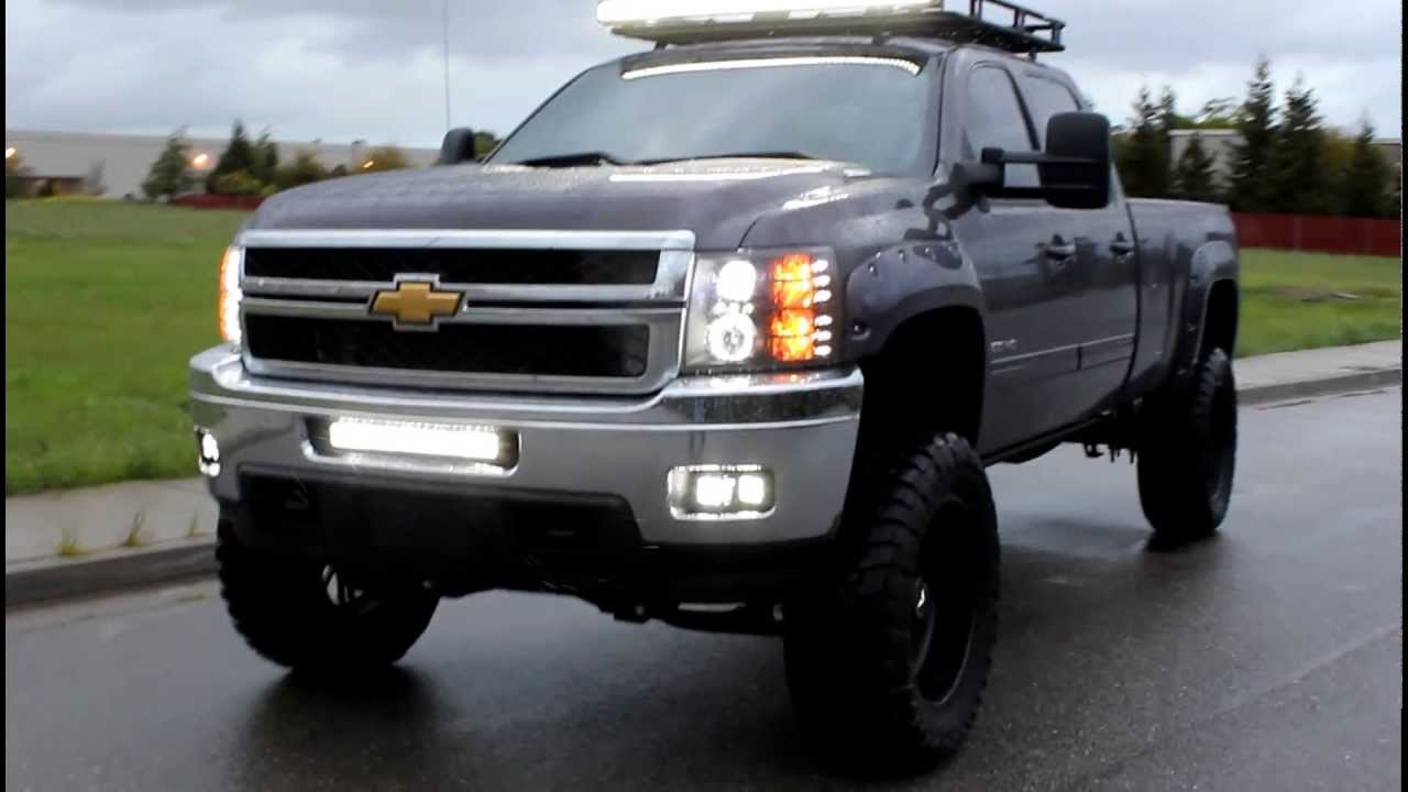 2011 Chevy Dmax 7" lift & 37"s + Rigid LED lights
