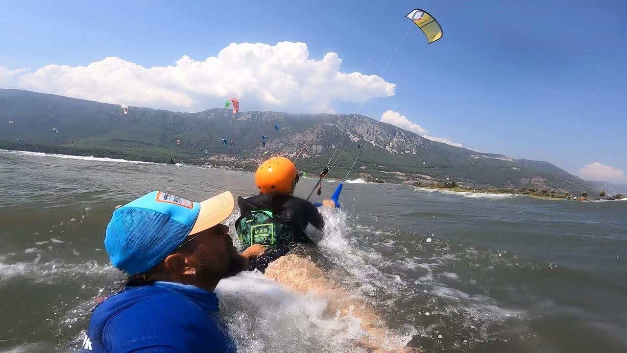 Sörf tahtasına Çıkış Öncesi Uçurtma Kontrolü ve Body Drag | Bol Aksiyon | Eğlence #akyaka #kitesurf