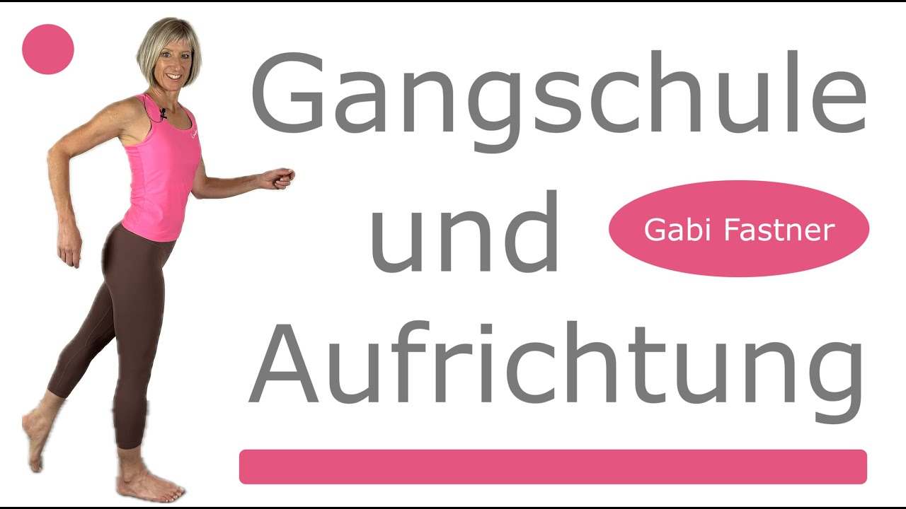 🚶 18 min. Gangschule und Aufrichtung | energie- und gelenkschonend Gehen, ohne Ger&auml;te, im Stehen